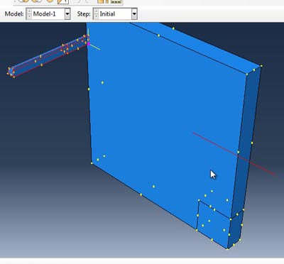 فیلم آموزش تحلیل برخورد گلوله به صفحه در آباکوس
